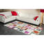 Tapis patchwork rouge / crème / vert-40675742