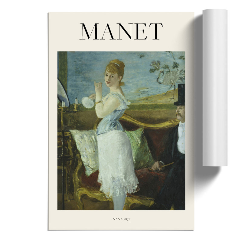 Nana by Edouard Manet - No Frame Print, 30cm H x 21cm W x 0.1cm D