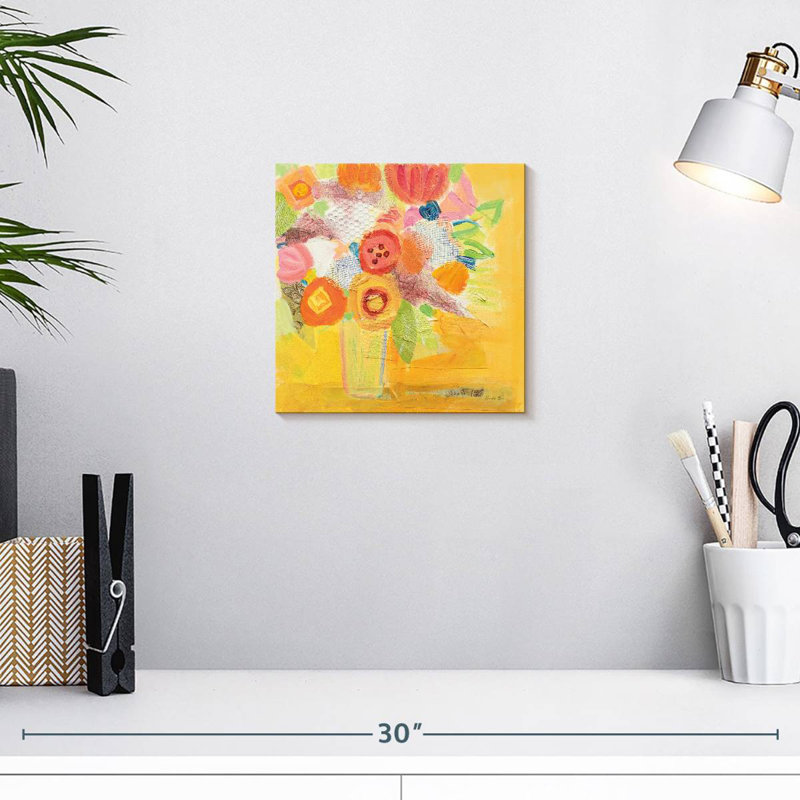 Harnek floral jaune brumeux