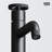 Lotus 16" L x 16" W x 5" H Round White Matte Stone™ Vessel Bathroom Sink with 12" H Faucet