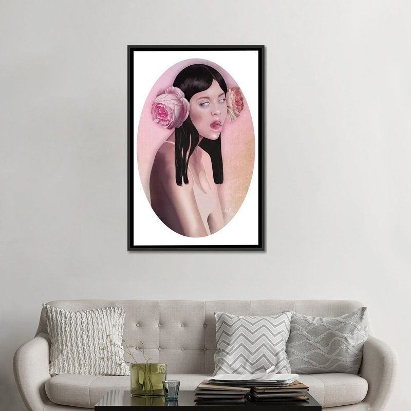 « the effiloché is is », reproduction d’impression sur toile, H 60 po x l 40po x P 1,5 po, Toile avec cadre flottant noir