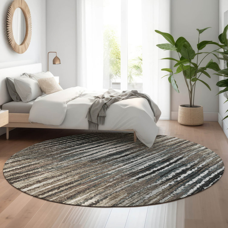 Premium Machine Washable Cerrito AMF604 Brown Rug