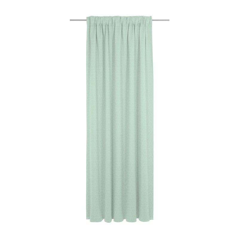 Sunday, multi -band scarf, semi -transparent, 142cm Width x 295cm Drop, Mint