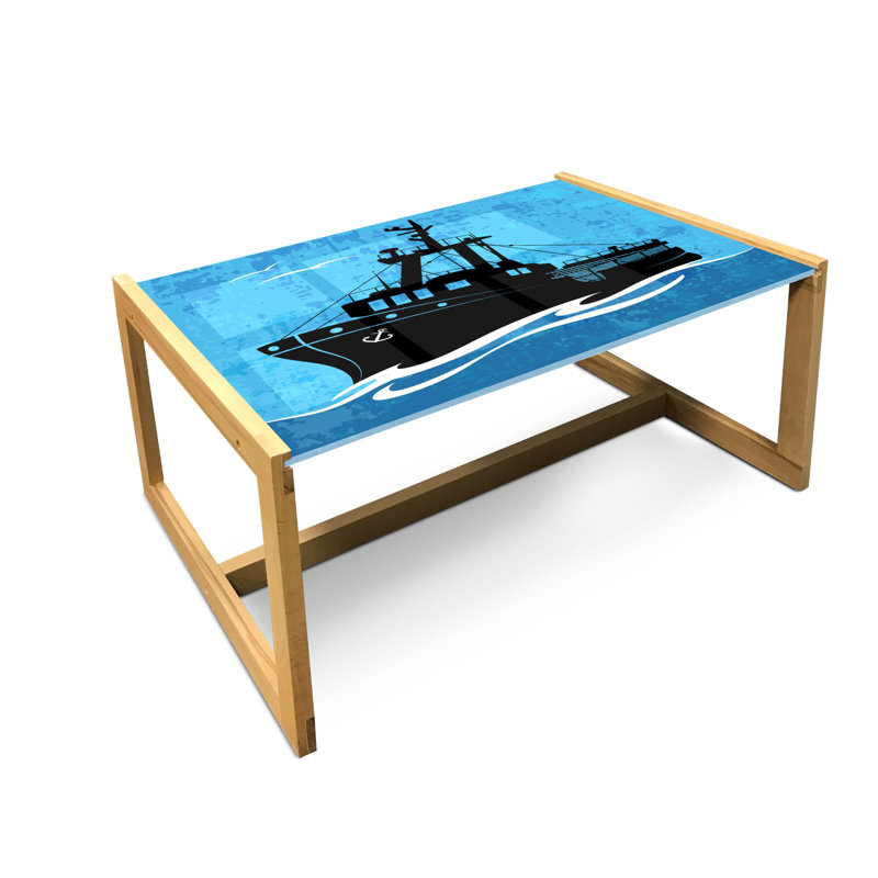 Jadah Sled Coffee Table, 90cm H x 62cm W x 40cm D