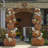 Large Happy Halloween Arch with Pumpkins and Skulls