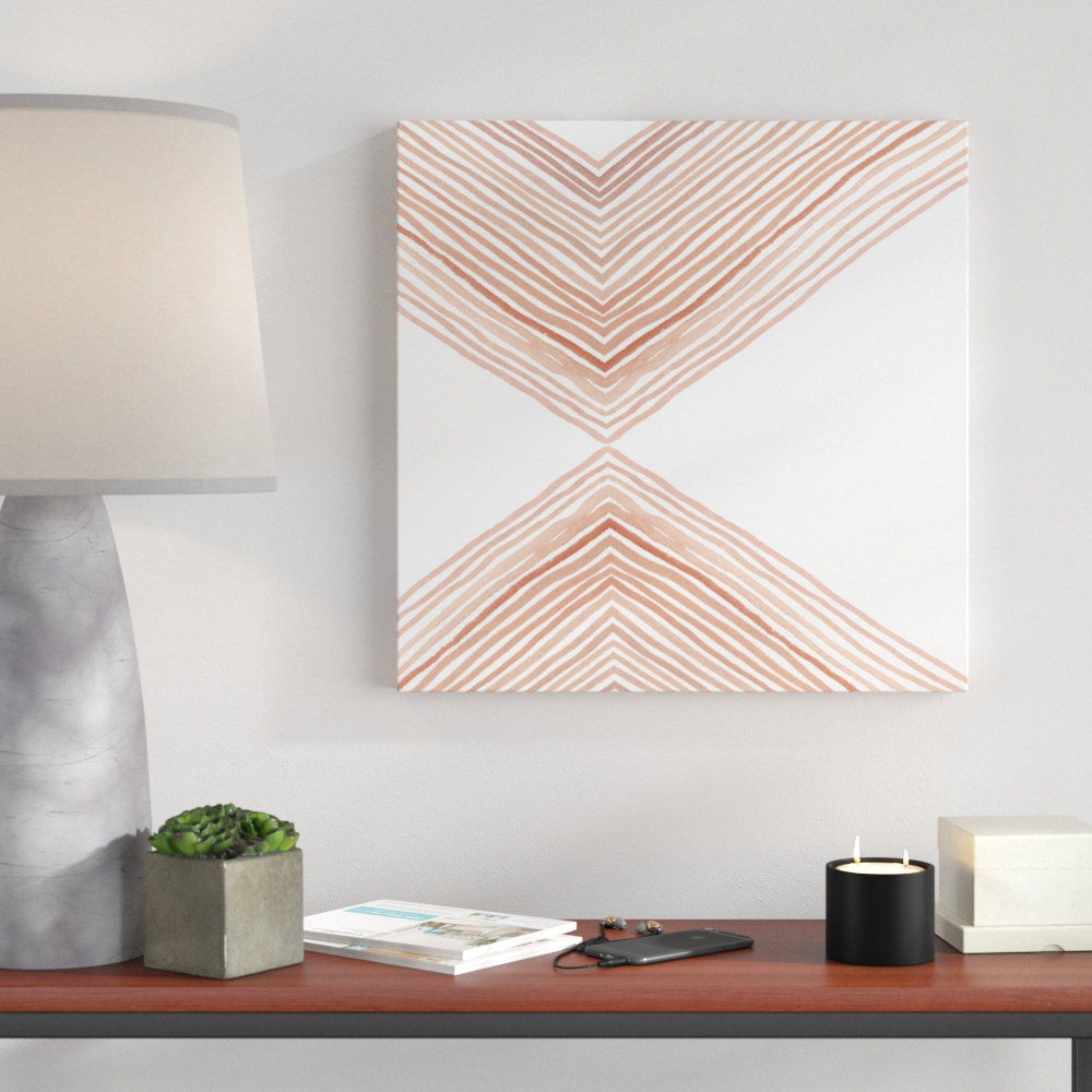 " Pink Apogee I " by Emma Scarvey Painting Print Mercury Row® 