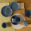 Dark Grey Speckle 12 pc Bowl Set
