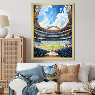 " Abstract Baseball Stadium I "