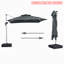 Parasol carré en porte-à-faux 10'-485529045