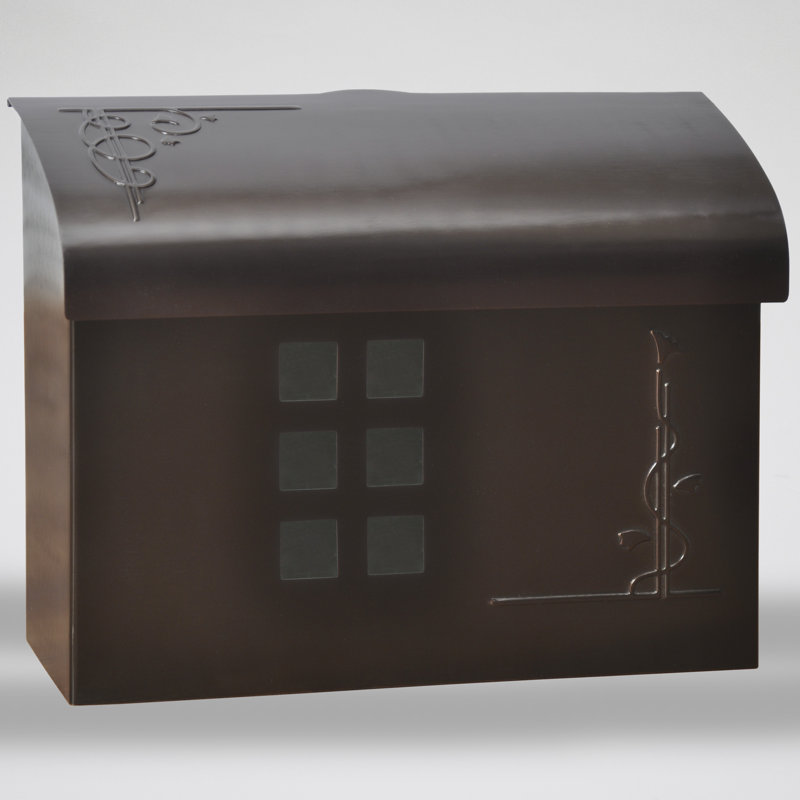 Boîte aux lettres murale en laiton, Bronze