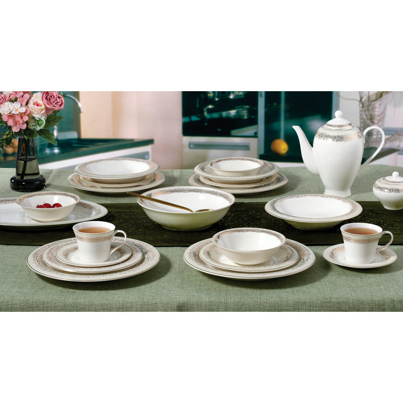 Service de table en porcelaine tendre Lorren Home Trends