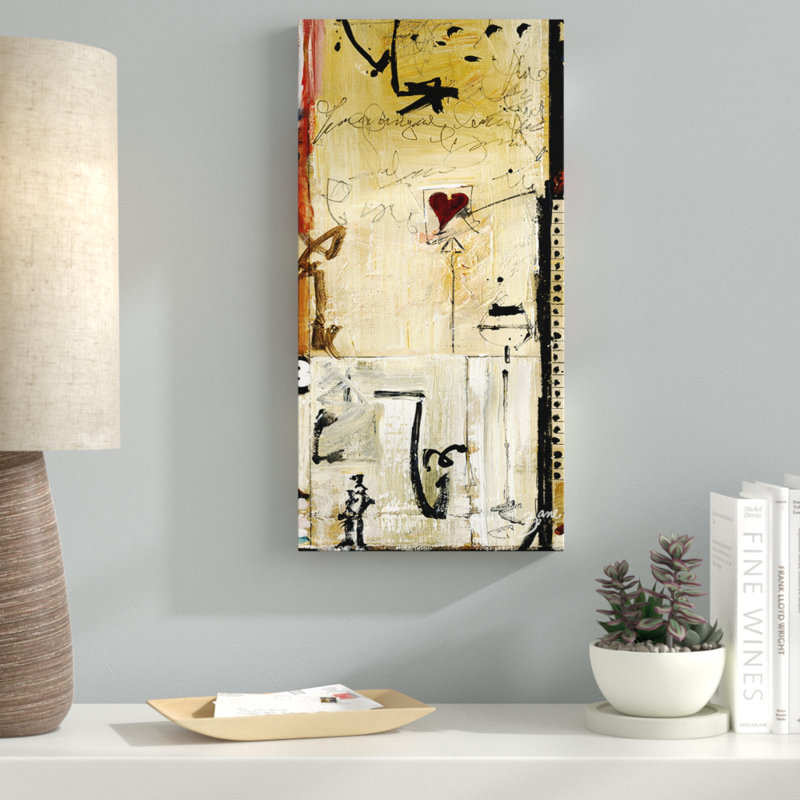"Abstrait" par Salvatore Principe, reproduction d'art sur toile tendue, H 40 po x l 20 po x P 1,5 po