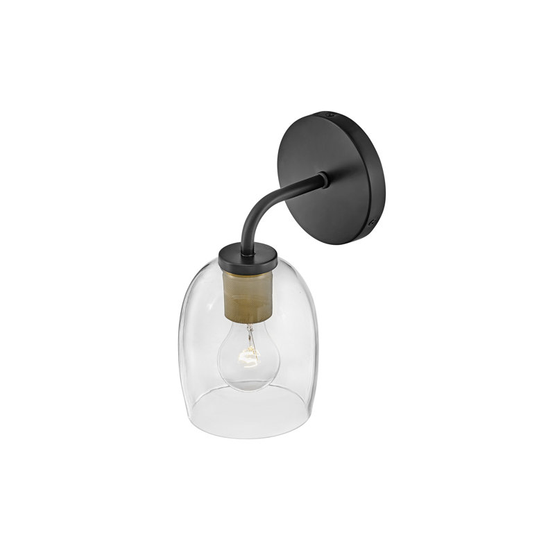 Éclairage pour meuble-lavabo à intensité variable 1 lumière Avelin, Noir