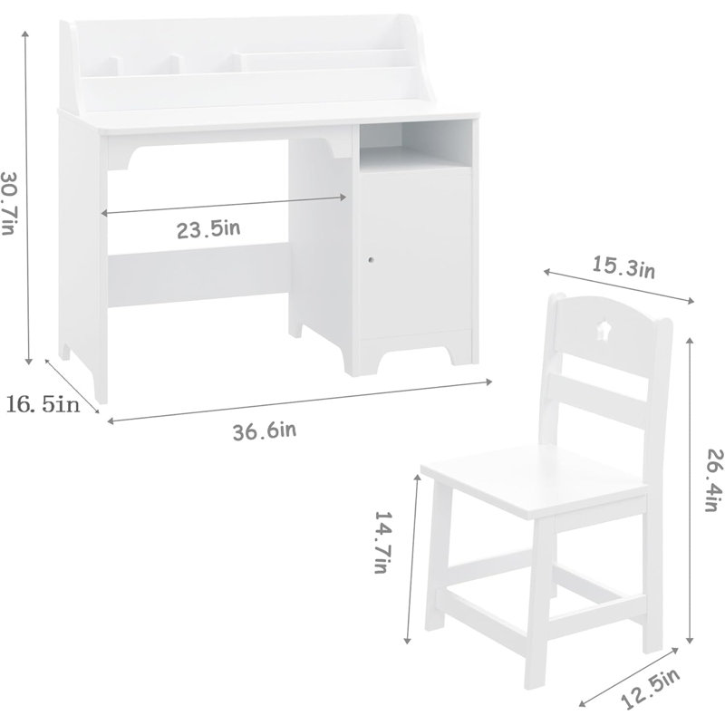 Writing Desk, White