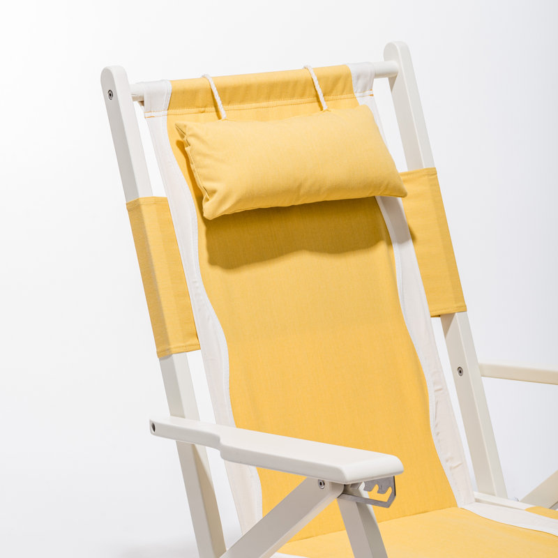  Chaise de plage pliante, Jaune