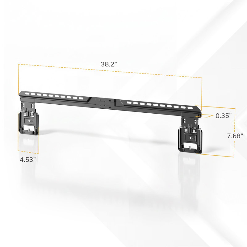Ultra-Slim Fixed TV Wall Mount, Large for 50" to 100" TVs, 7.68" H x 38.2 W x 0.35" D