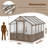 8 Ft. X 8 Ft. Wooden Greenhouse