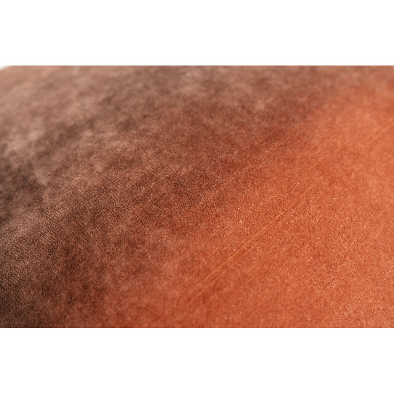 Matte Velvet Pillow Cover & Insert, Terracotta, Rectangle 14"H x 20"W