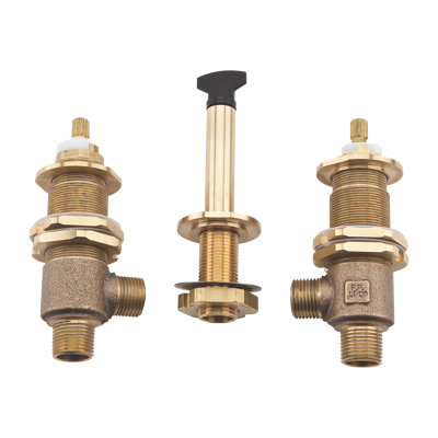 3-Hole Adjustable Roman Tub Rough-in Valve