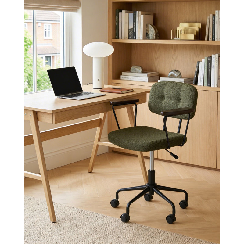 Boucle Office Chair