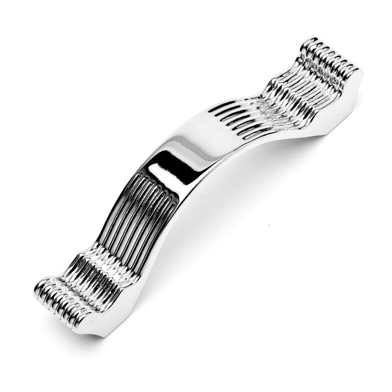 CP Series 3 1/2" Center to Center Arch Pull, Polished Nickel