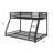 Kutcher Twin-over-Full Iron Standard Bunk Bed -1912030037