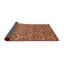 Tapis décoratif multicolore à motif abstrait-1216733941