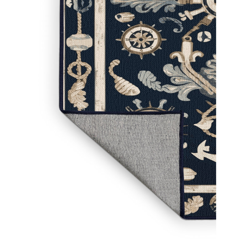 Tapis lavable Coastal Victorian Plus, Rectangle 4pi x 6 pi