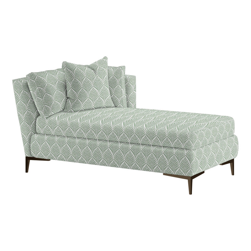 Aiden Chaise Lounge, Antique Bronze, Right Hand Facing, Perigold Rest Meadow