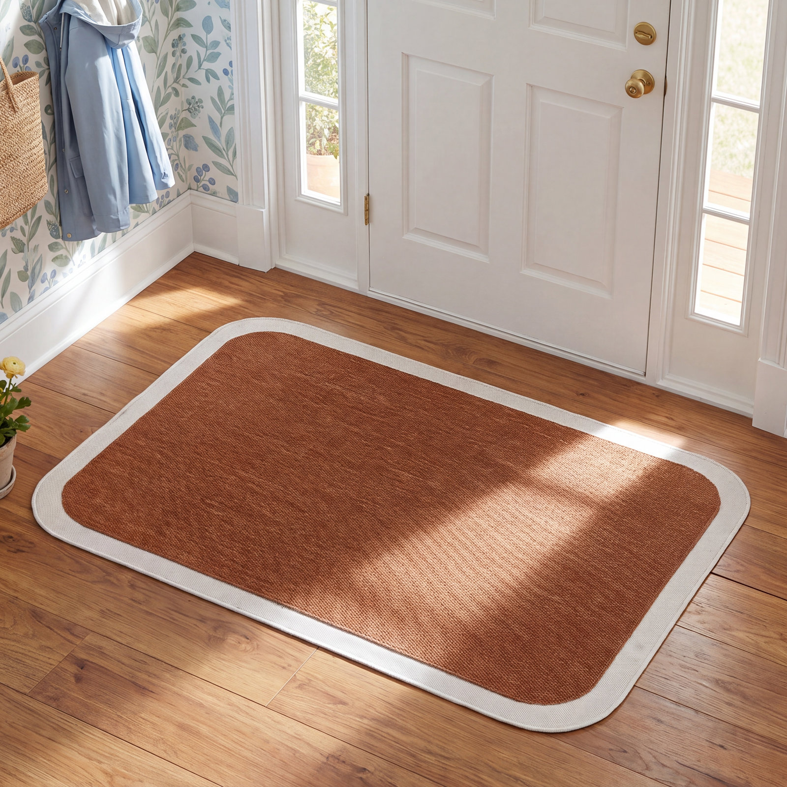 Skiles Navy Outdoor Rug, Rectangle 2'3.6" x 3'9.3"