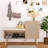 Modern 21 Shoe Cabinet Bench With Stable Base And Seat Storage Elegant Design