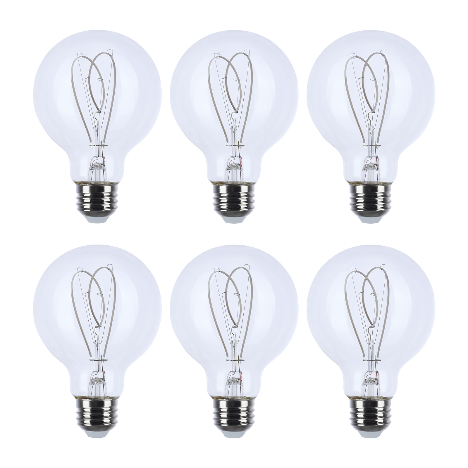 Deena 6W G25 Loop LED Clear Bulb