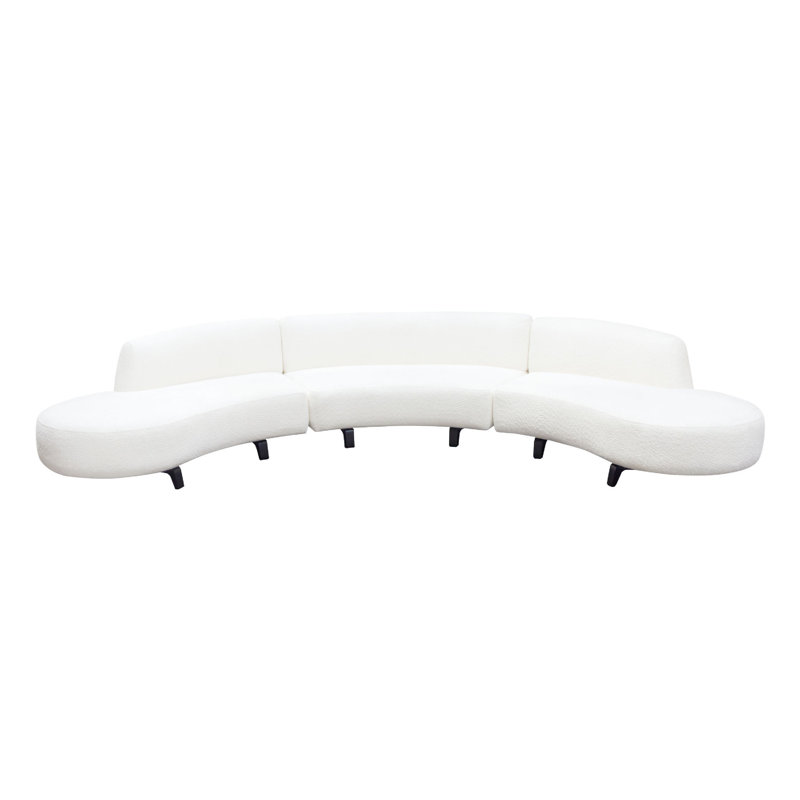 Canapé modulaire courbé Ikka