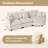 3-Piece Sectional Sofa-615995707