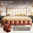 Zechariah PU Leather Upholstered Platform Bed-166299589-166299587