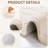 Modern Neutral Plush Velvet Area Rug Washable Non-Slip Ivory Carpet-550263836