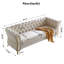 Canapé rembourré 87,4 po Temeko-33676039