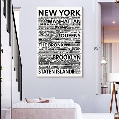 Tergel, New York, arrondissements et rues