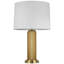 Ralph Lauren Langton 29" Table Lamp in Natural Brass with White Paper Shade-910683077