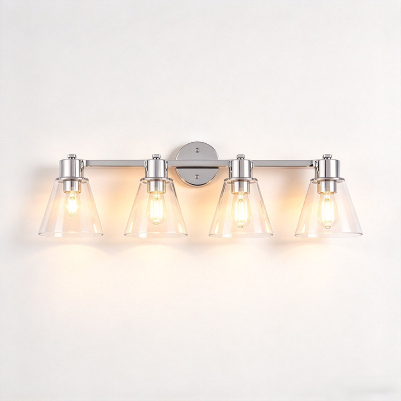 4 - Light LED Vanity Light, Chrome