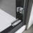 Sliding Glass Tub Door 56-60 In. W X 62 In. H, Semi Frameless Double Bathtub Door, Certified Thick Clear Clear Tempered Glass, 304 Stainless Steel Handles.-112593886