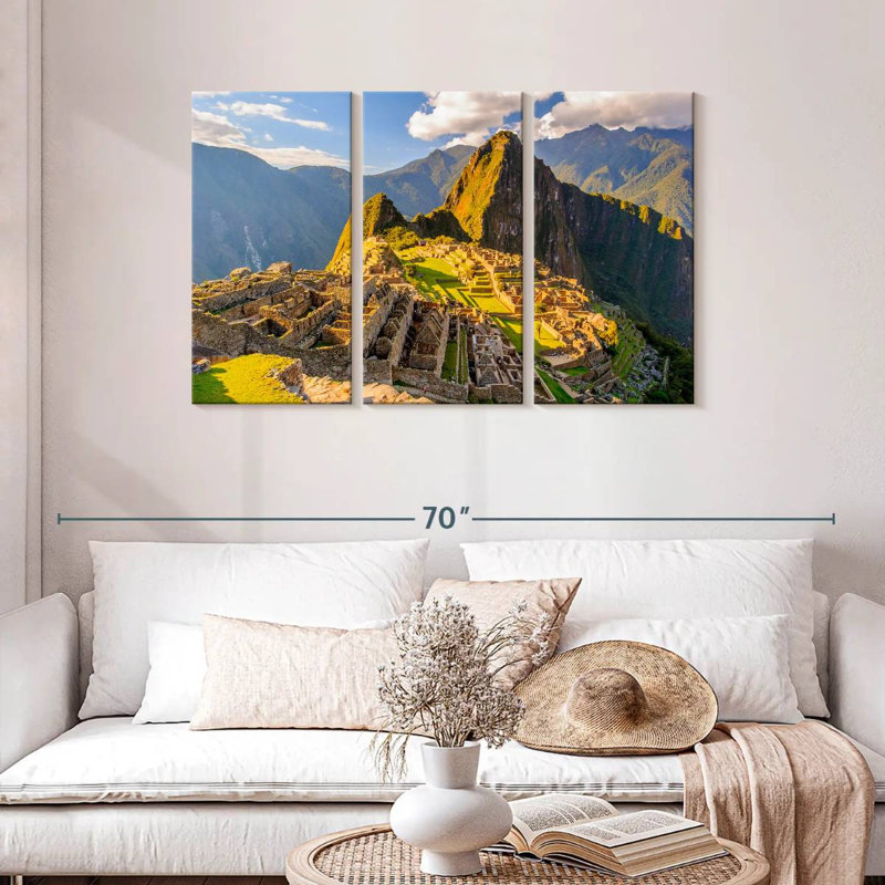 Lilie Sunlit Machu Picchu, 28" H x 45" W