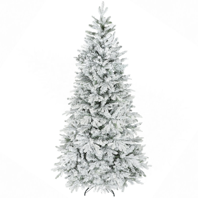 Arbre de Noël givré 7,5 pi, H 7,5 pi