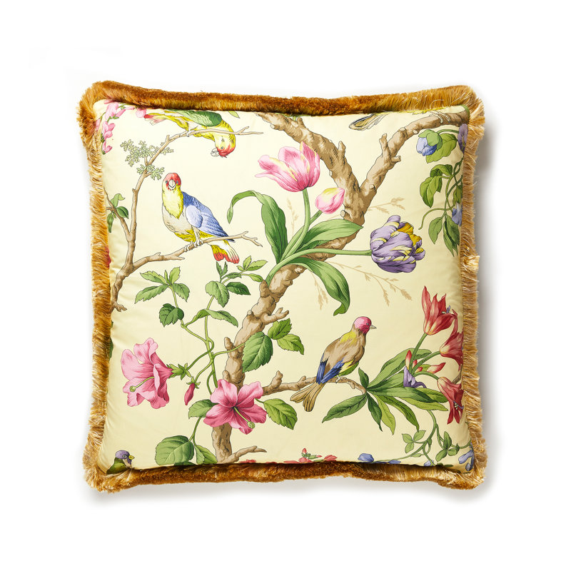 Porcelain Square Pillow Cover & Insert, Sunlit