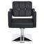 Fauteuil de salon pivotant hydraulique classique, fauteuil de coiffeur en similicuir