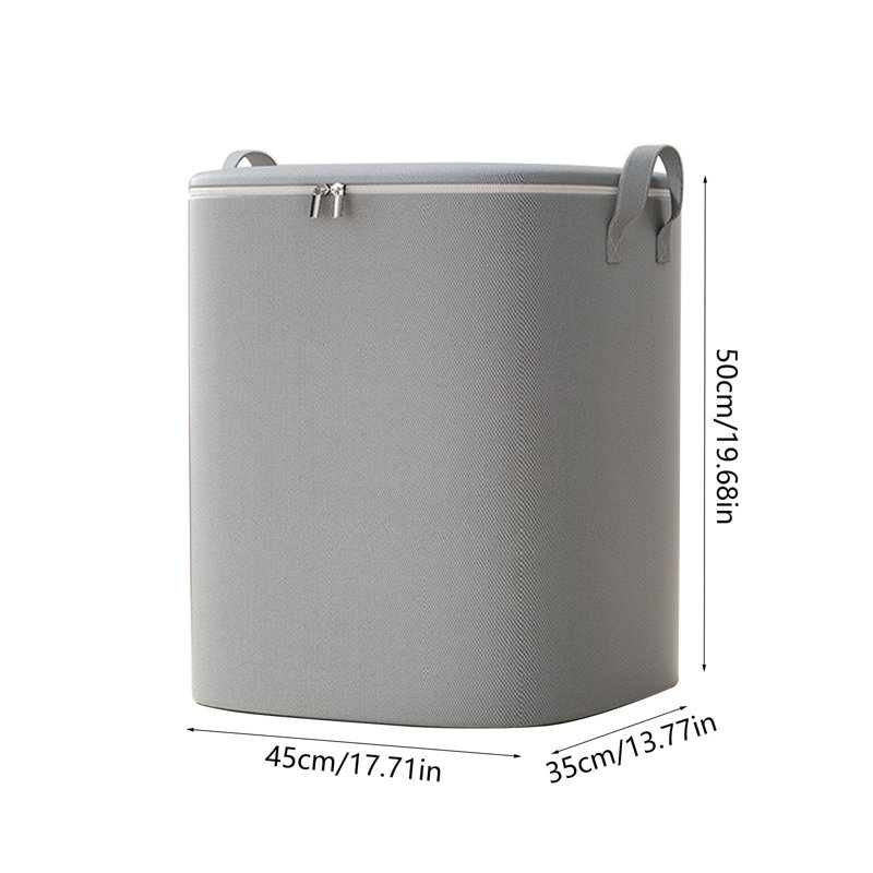  Large Heavy Duty Storage Bags, Closet Organizers and Storage, Foldable Clothes Storage Bins with Lids, Storage Containers for Blanket, Comforter, Pillow, Bedding