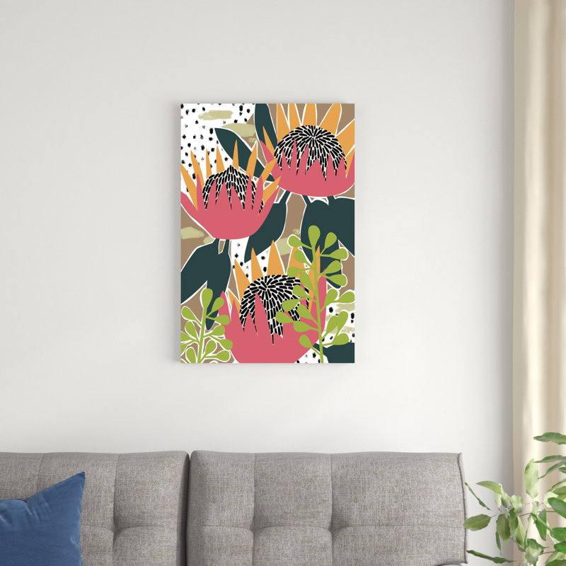 " King Protea I ", 30" H x 20" W x 1" D