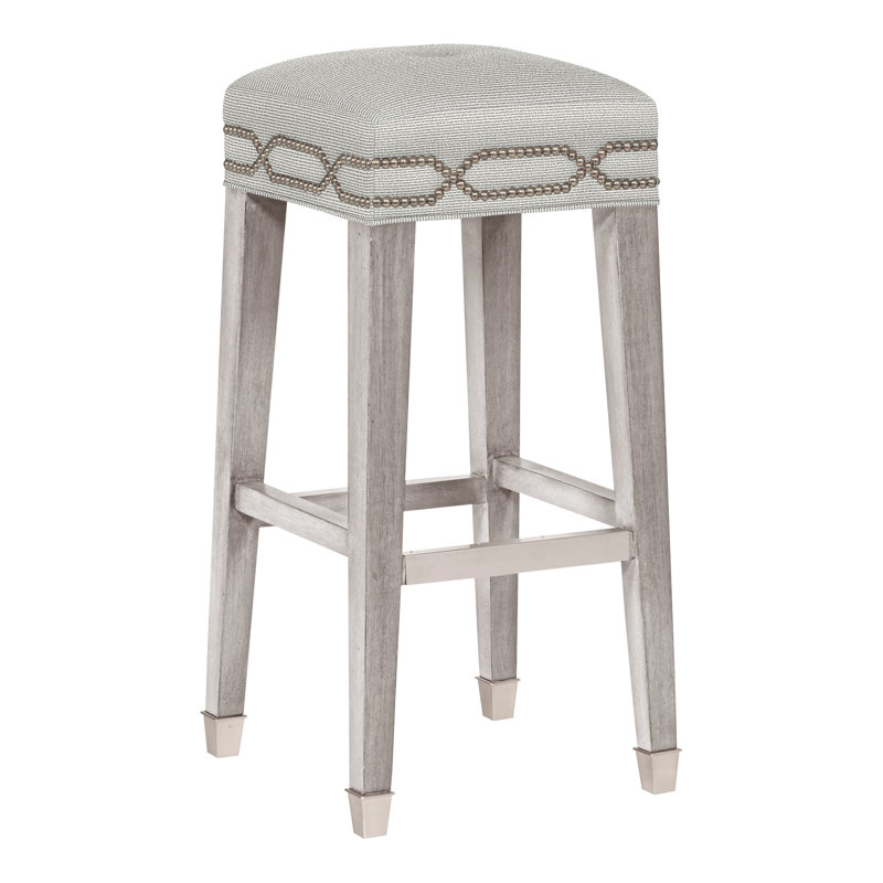 Tabouret de bar 16 po Simple Solutions, Coton Callaloo, Amarone