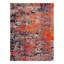 Tapis abstrait orange / gris / bleu marine-69786765