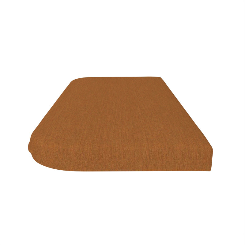 Ottoman/Bench Replacement Cushion 19L x 42.75W x 3D Sunbrella, Brown
